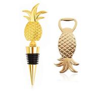 Tappo Per Bottiglia Di Vino All'Ananas Da 1 Pezzo E Apribottiglie Per Ananas Da 1 Pezzo, Tappo Per Bottiglia Di Vino Creativo, Apribottiglie Regalo, Apribottiglie In Metallo