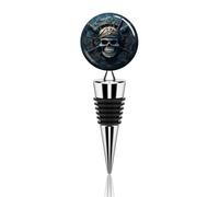 Tappo per bottiglia di vino con scheletro Pirate-1, riutilizzabile, tappo ermetico, tappo decorativo, ideale come regalo per bar, feste, matrimoni, celebrazioni