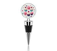 Tappo per bottiglia di vino dolce a forma di cuori, per cupcake, caramelle, vino, riutilizzabile, sottovuoto, tappo decorativo, ideale come regalo per bar, feste, matrimoni, celebrazioni