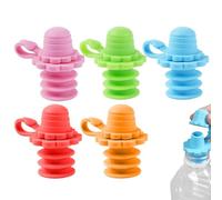 Tappo per bottiglia in silicone, beccuccio per controllo del flusso per bocche in miniatura, scudo elastico morbido, meccanismo anti soffocamento, dispositivo portatile da viaggio, regalo per le