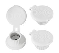 Tappo per bottiglia inverso, coperchio di scarico della bottiglia, 3X Ottieni ogni goccia di lozione Cap, Tappi per bottiglia a testa in giù, coperchi, guarnizione sicura per balsamo, lozione, ketchup