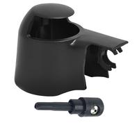 Tappo per braccio tergicristallo, tergilunotto posteriore, tappo di copertura, bocchetta per tergicristallo per Golf 5 Transporter T5 Passat Touran Polo Tiguan Scirocco (nero)