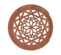 Tappo per buca sonora - Parte decorativa per chitarra | Copertura della buca | Accessorio portatile per la riduzione del feedback | Musicisti professionisti | Elegante design in legno intagli