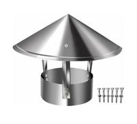 Tappo per camino a cono con schermo, Copertura antipioggia for camino sul tetto, cappuccio protettivo che termina con il camino sul tetto, cappuccio for comignolo alto, cappuccio for tutti gli usi(D22