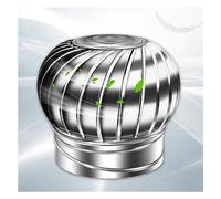 Tappo per camino con parte superiore girevole, ventilatore a turbina anti-downdraught a risparmio energetico per una migliore ventilazione e resistenza al vento