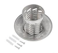 Tappo per camino in acciaio inossidabile per tubi di ventilazione del tetto, fornisce una protezione affidabile contro pioggia, neve, foglie e fauna selvatica, adatto per camini a legna e a olio (80