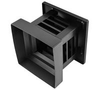 Tappo per camino in lega di alluminio, copertura durevole per un migliore flusso d'aria, ideale per prese d'aria sul tetto e camini in mattoni a vista (50 x 50 cm)