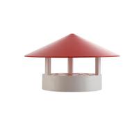 Tappo per camino in PVC, protezione più sicura del camino, impermeabile, massimizza il flusso d'aria per una migliore ventilazione, prevenzione del riflusso, più facile da installare, cappucci per