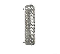 Tappo per camino per tubo della stufa, arrestatore in acciaio inossidabile, dissipazione rapida del calore, connessione affidabile, uso di lunga durata, design portatile, 32 cm