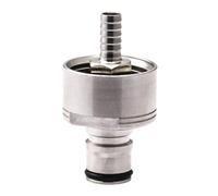 Tappo per carbonatazione - 6 x 3,2 x 3,2 cm in acciaio inox | Riempitrice per bottiglie a pressione | Tappo di riempimento a pressione per bevande, acqua, birra, succhi di frutta, cucina e casa