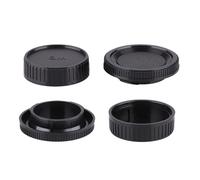 Tappo per corpo fotocamera MD e copriobiettivo posteriore compatibile con Minolta Rokkor MD MC SR Mount copertura obiettivo fotocamera (confezione da 2)