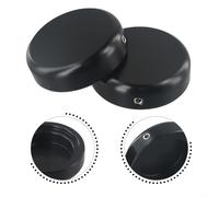 Tappo per dado forcella in alluminio CNC di precisione compatibile con Breakout Hard Candy FXSB2014 2007-2011 per Dyna FXDL 1993-2005 (nero)