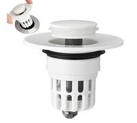 Tappo Per Del Bagno - Tappo Per Pop-up Universale | Siņk TappoCon Filtro - Elemento Filtrante Sigillante Antiruggine Pulsante Di Scarico Per Lavabo, Cucina, Bagno, Lavelli Da Bagn
