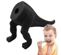 Tappo per dentifricio a forma di animale per cacca - Divertente tappo spremiagrumi, coperchio dispenser in silicone, strumento per il bagno a chiusura automatica per alimenti, gadget per la cura dei