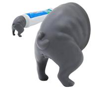 Tappo per dentifricio per culo di cane per cacca - Innovativo spremidentifricio, dispenser per dentifricio in silicone per culo di cane | Esclusivo coperchio in silicone con chiusura automatica per un