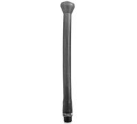 Tappo per doccia anale in silicone tutto nero 27cm