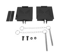 Tappo per estremità del paraurti in alluminio, coperture di conservazione dei tubi fognari con fori di sfiato, tappi - adatta a paraurti standard di RV 4insquare