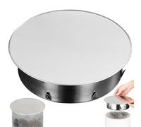 Tappo per foro per canna fumaria, copertura per foro per canna fumaria in acciaio inossidabile addensato da 150 mm (6 pollici), tappo per tubo della stufa rotondo regolabile a tenuta, copertura per