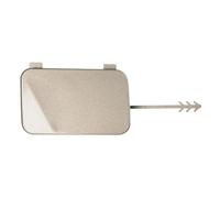Tappo per Gancio di Traino per Auto per Q5 2008-2017 8R0807449 8R0807450 Tappo di Copertura per Gancio di Traino paraurti Posteriore (Beige Lato Guida)