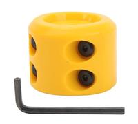 Tappo per Gancio Gancio del Cavo Verricello 1.27cm Foro Salvalinea in Corda di Gomma con Chiave Esagonale, Tampone per Gancio per Fune per Camion ATV UTV SUV ORV(Giallo)
