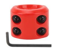 Tappo per Gancio Gancio del Cavo Verricello 1.27cm Foro Salvalinea in Corda di Gomma con Chiave Esagonale, Tampone per Gancio per Fune per Camion ATV UTV SUV ORV(Rosso)