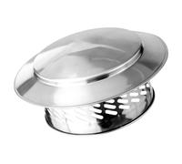 Tappo Per In Acciaio Inossidabile - Materiale Resistente Alla Ruggine, Schermo A Rete Integrato, Protezione Del Coperchio Dello Scarico Rotondo | Topper Di Sfiato Del Tetto Per La Casa In Murat