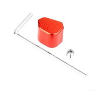 Tappo per interruttore a Levetta CNC per Moto per atv per quad Scooter Elettrico - Cappuccio Impermeabile in Alluminio Nero Oro Arancio per verde Argento(red)