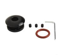 Tappo per leva del cambio, base fissa, in lega di alluminio, per pomello del cambio da 12 mm, fornisce una limitazione della posizione e una soluzione di tenuta del cambio per un funzionamento fluido