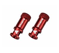 Granite design juicy nipple presta valve core remover cap red