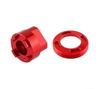 Tappo per pedivella compatibile con guarnitura DUB e chiave di smontaggio per SRAM per GX per NX Utilizzare con strumento di azionamento quadrato da 25 mm o 3/8 (rosso)