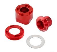 Tappo per pedivella con vite e strumento di smontaggio per DUB BB30, adatto per SRAM per NX, progettato per migliorare la presa e ridurre lo slittamento durante la rimozione (rosso)