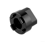 Tappo per pedivella in lega di alluminio e pacchetto di strumenti di rimozione per SRAM movimento centrale manovella manutenzione su bici da strada MTB (C-Nero)