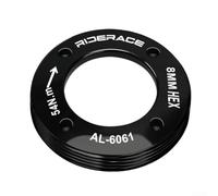 Tappo per pedivella in lega di alluminio per SRAM per DUB BB30 M30mm Bullone autoestraente Vite Pedivella Bicicletta Copertura antipolvere Nero