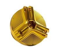 Tappo per rabbocco olio motore Bullone Tappo Olio Motore In Lega Alluminio CNC Moto Accessorio Protezione Per Tappo Serbatoio Carburante Per Suzuki Per SV650 SV650X SV 650 X/S/A(Golden)