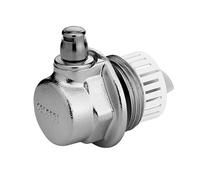 Tappo per radiatore con valvola di sfogo aria, attacco sinistro 1", ottone niche