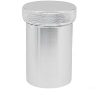 Tappo per radiatore in lega di alluminio per tubi da 3,8 cm e 5,1 cm, colore argento e nero, con guarnizione O-ring per auto per modifica e aggiornamento del sistema di raffreddamento (argento, 5,1 cm
