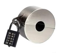 Tappo per rubinetto in acciaio inossidabile resistente alle intemperie e chiusure di blocco per esterni per rubinetti da giardino e casa, protezione contro furti d'acqua e esposizione agli agenti