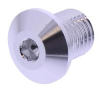 Tappo Per Specchio Daytona M10 X 1,25Mm Filettatura Destra Alluminio In Argento