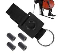 Tappo per strumento musicale, tappo per strumento - Endpin Strumento Stopper Cinghia di arresto regolabile per violoncello - Dispositivo antiscivolo con cuscinetto spesso O-Ring Protezione antiscivolo