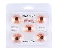 Tappo per tazza al plasma da 5 pezzi per cannello da taglio MAX105, materiali di consumo al plasma, tappo in rame di alta qualità con lavorazione al tornio di precisione, parti di