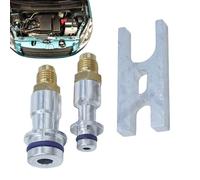 Tappo Per Test Di Perdita Di Aria Condizionata Per Auto, Connettore Tubo Di Raffreddamento Per Rilevazione Di Perdite, Sigillante Per Tubi AC Per Autoveicoli