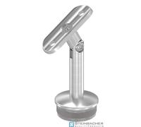 Tappo per tubi in acciaio inox, 42,4 x 2,0 mm, con perno a cerniera, V2A