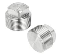 Tappo per Tubo 2 Pezzi 1 1/4" NPT Maschio