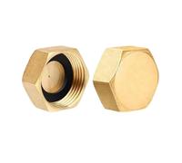 Tappo Per Tubo Filettato In Rame Rinforzato Da 1/2 Pollice Idraulico In Ottone Lunga Durata Sistemi Idrici Con Resistenza Alla Corrosione Raccordo Tubo Con Filettatura