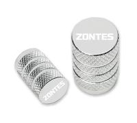 Tappo per valvola di motocicletta Per 310R 310X 310V 310 T2 G1 125 U1 U 155 ZT T310 350E 350 2 Pezzi Tappi Valvola In Alluminio Universali Per Pneumatici Di Motociclette(Silver)