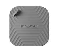 Tappo per Vasca da Bagno, Coperchio di Scarico per Doccia, Coperchio Quadrato per Scarico a Pavimento in Silicone, Piccolo Raccoglitore per Capelli Trasparente Facile da (A)