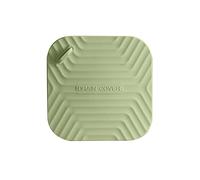 Tappo per Vasca da Bagno, Coperchio di Scarico per Doccia, Coperchio Quadrato per Scarico a Pavimento in Silicone, Piccolo Raccoglitore per Capelli Trasparente Facile da (B)