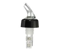 Tappo per vino, 20/30 ml, accessorio da bar, dosatore quantitativo per vino, alcol, liquori, cocktail, liquori, decanter per la casa (dispenser nero da 30 ml)