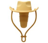 Tappo per Vino a Forma di Cowboy | Tappo per Vino e Champagne a Forma di Cappello in Silicone | Accessorio da Cucina Ermetico e Riutilizzabile per Vodka Brandy Raduni Matrimoni BBQ