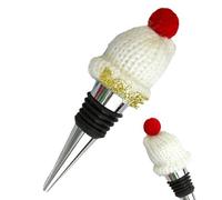 Tappo per vino di Natale, tappo per bottiglia di Natale - Tappi per bottiglie di vino in lega, chiudibottiglie di vino - Decorazione per bottiglie di vino di Natale Unico, conservatore di vino p